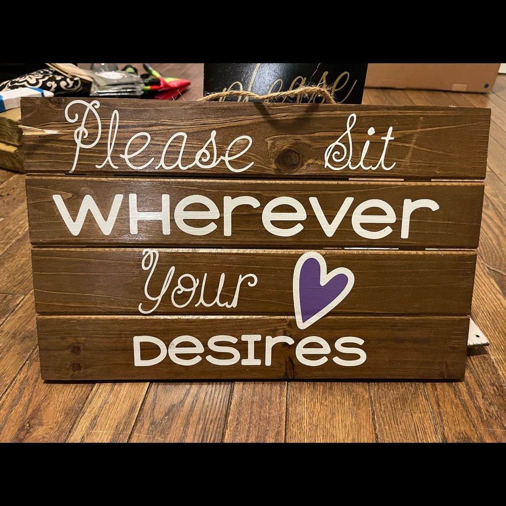 Ceremony Sign